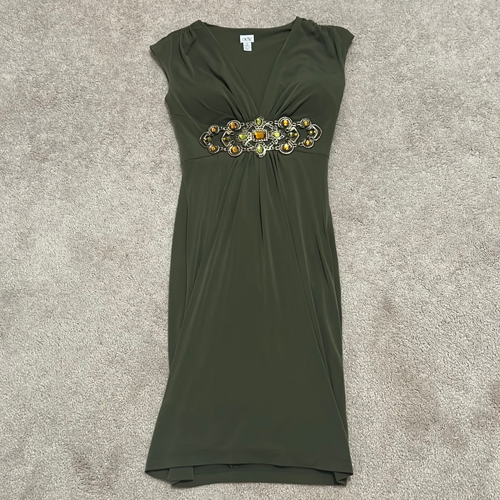 Green Cache Formal Dress